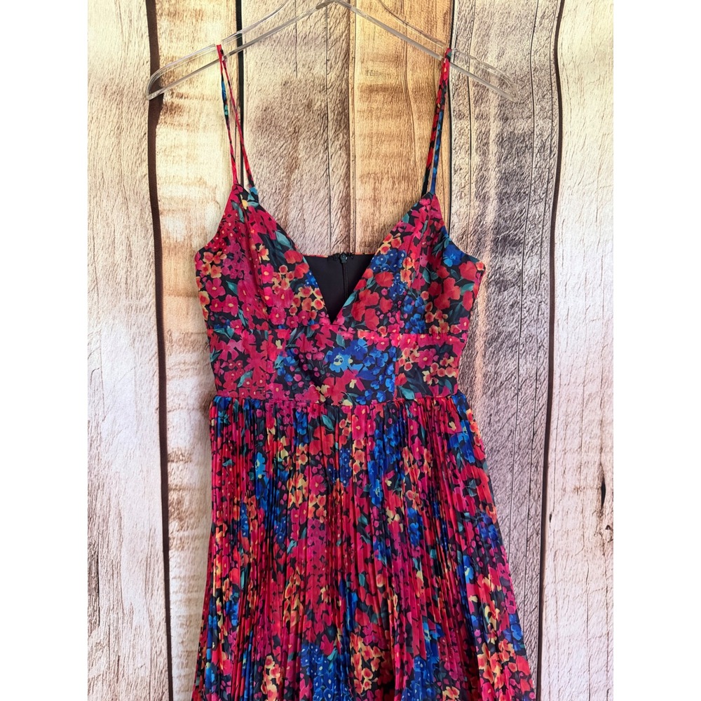 Lulus Dress Sincerely Gorgeous Floral Midi Romantic Feminine Summer Spring XS - Picture 3 of 8
